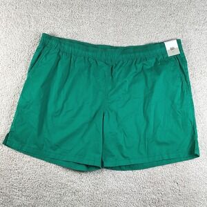 BP. Green Shorts Elastic‎ Waist Casual Summer Mens 3XL